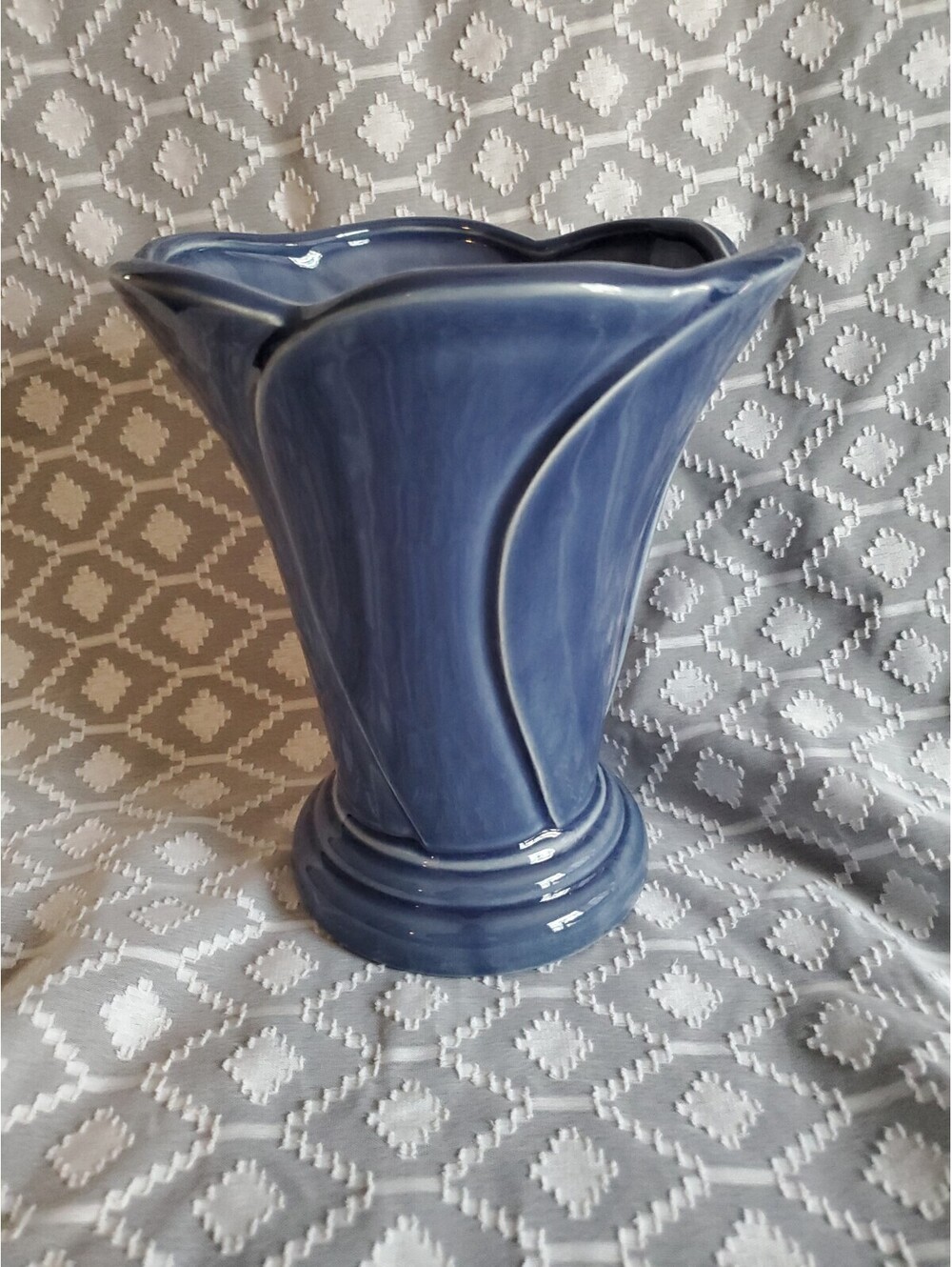 Haeger Blue Pottery Vase